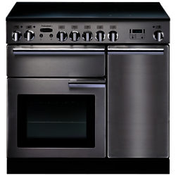 Rangemaster Professional + 90 Induction Hob Range Cooker Stainless Steel